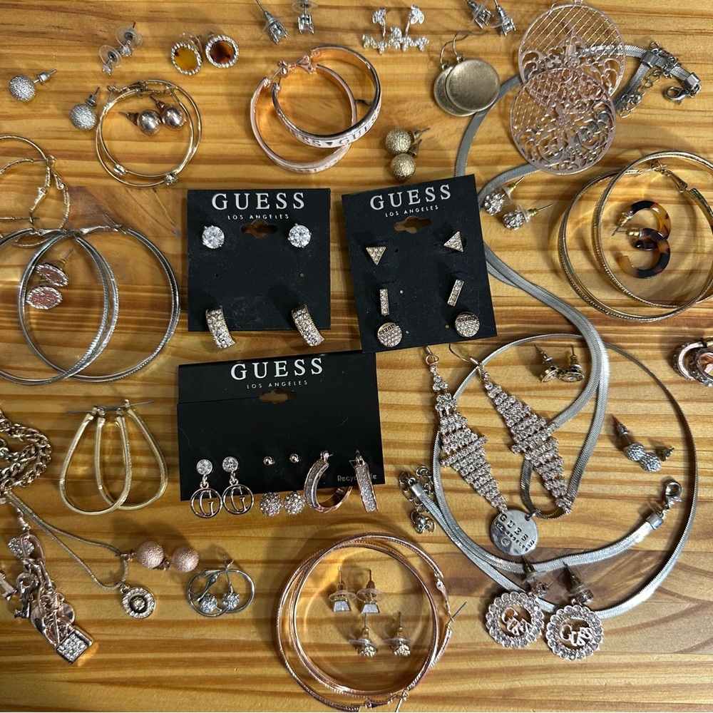 Big Bundle of Costume Jewelry - Mostly Guess Brand